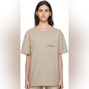 Fear of God ESSENTIALS Jersey T-Shirt Tan